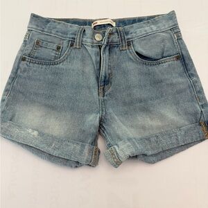 Levi's Kids Blue Denim Shorts
